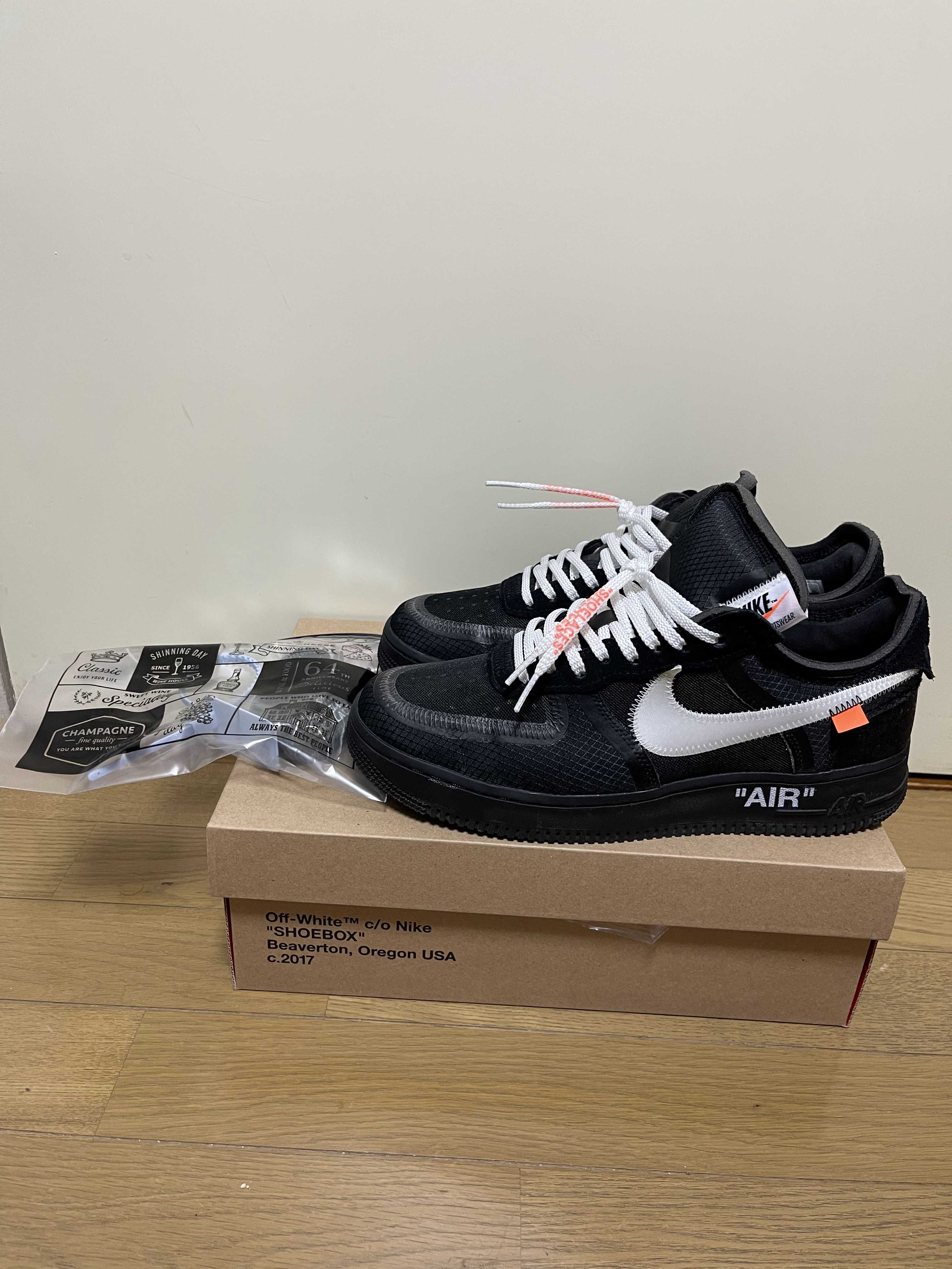 Off-White × Nike Air Force 1 Low "Black"