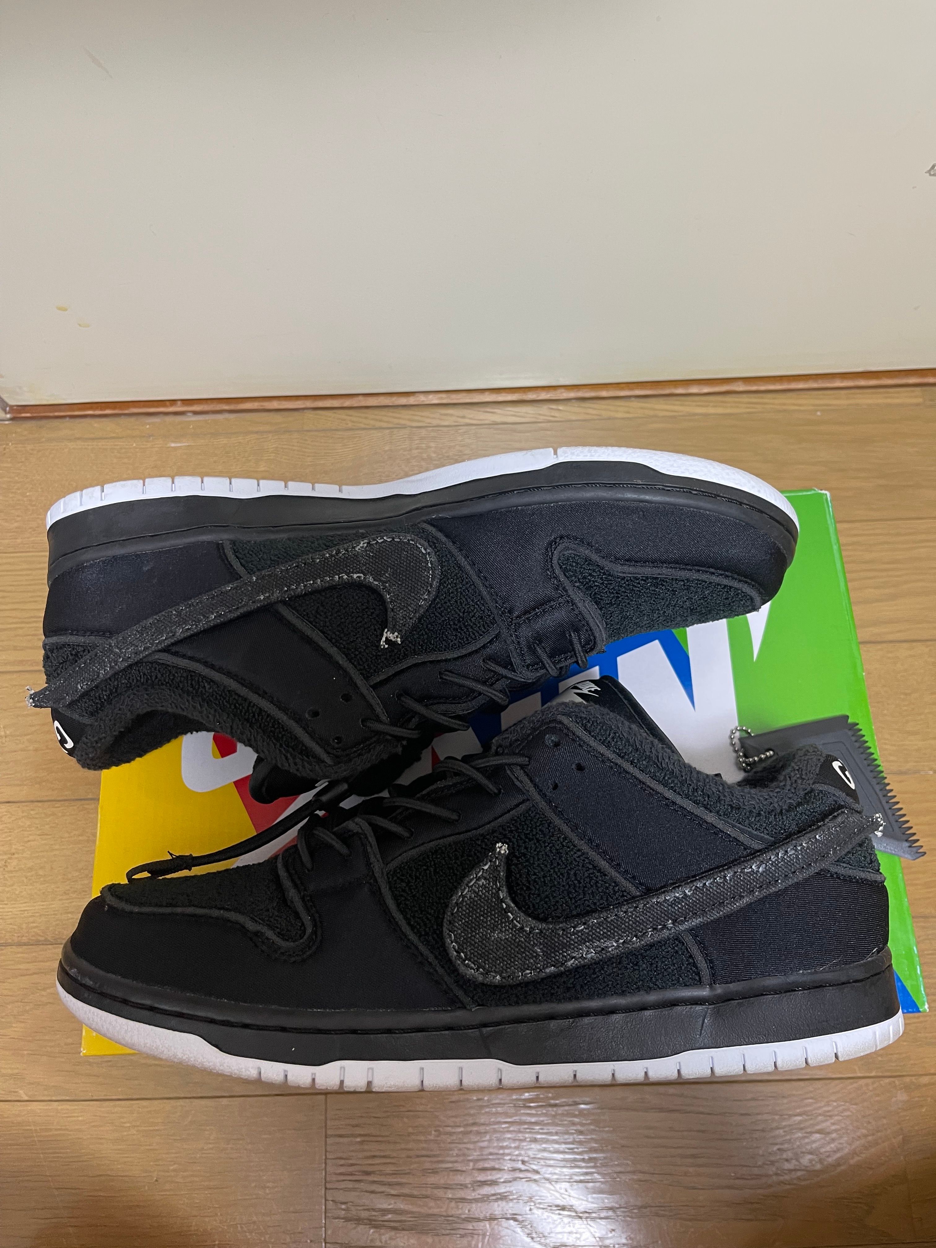 Gnarhunters × Nike SB Dunk Low "Black/White"