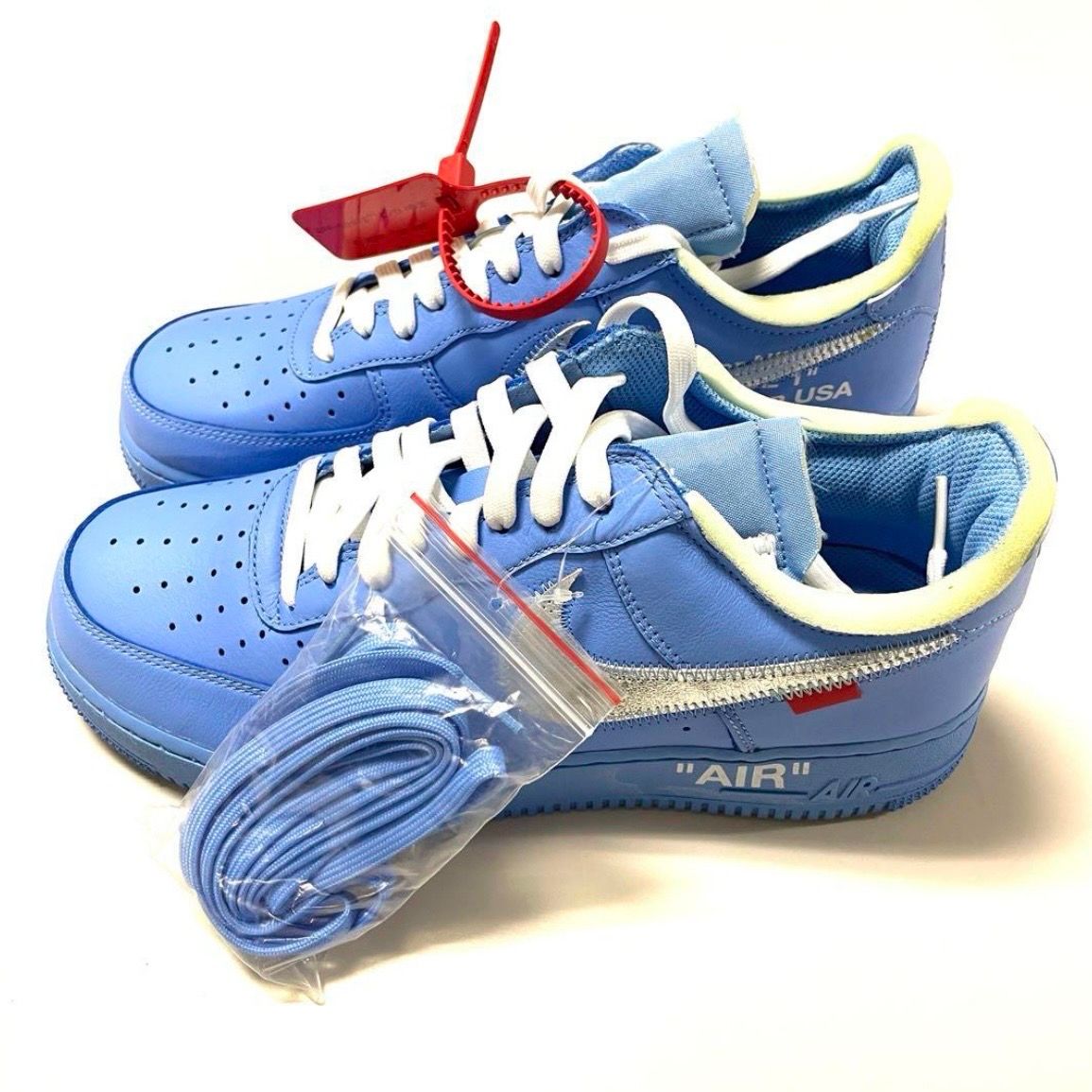 Off-White × Nike Air Force 1 Low "MCA University Blue"