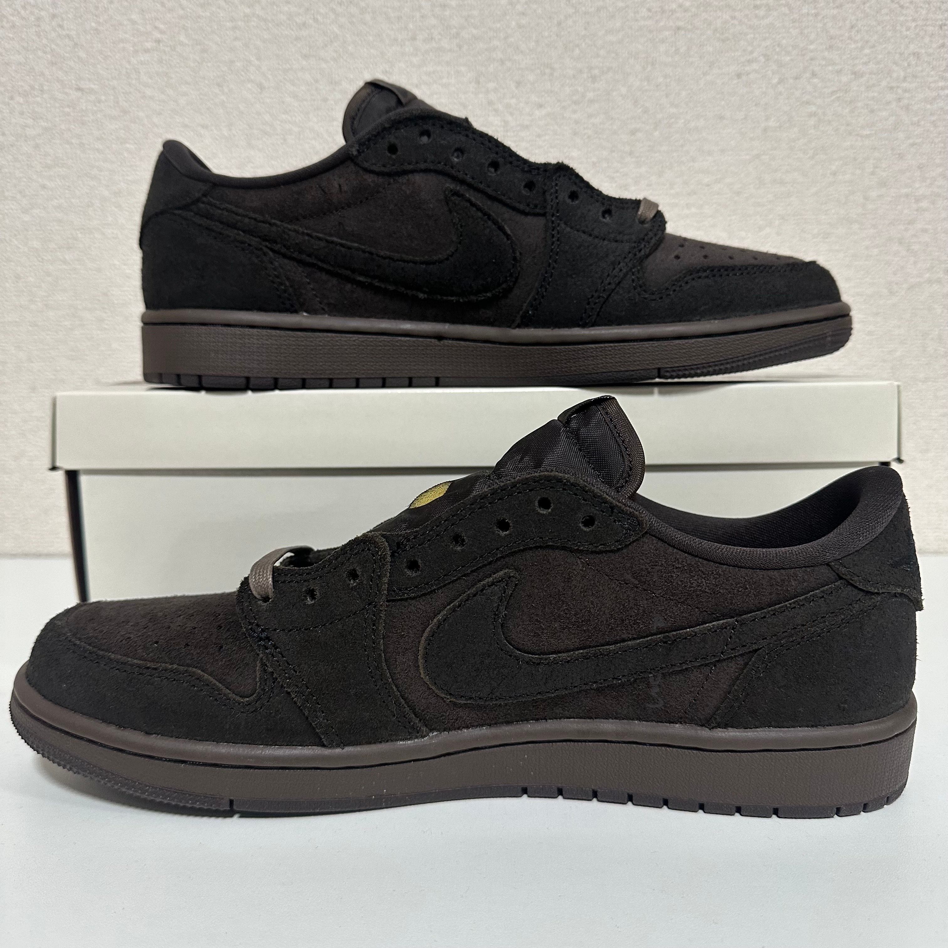 Travis Scott × Nike Air Jordan 1 Low OG SP "Velvet Brown and Dark Mocha"