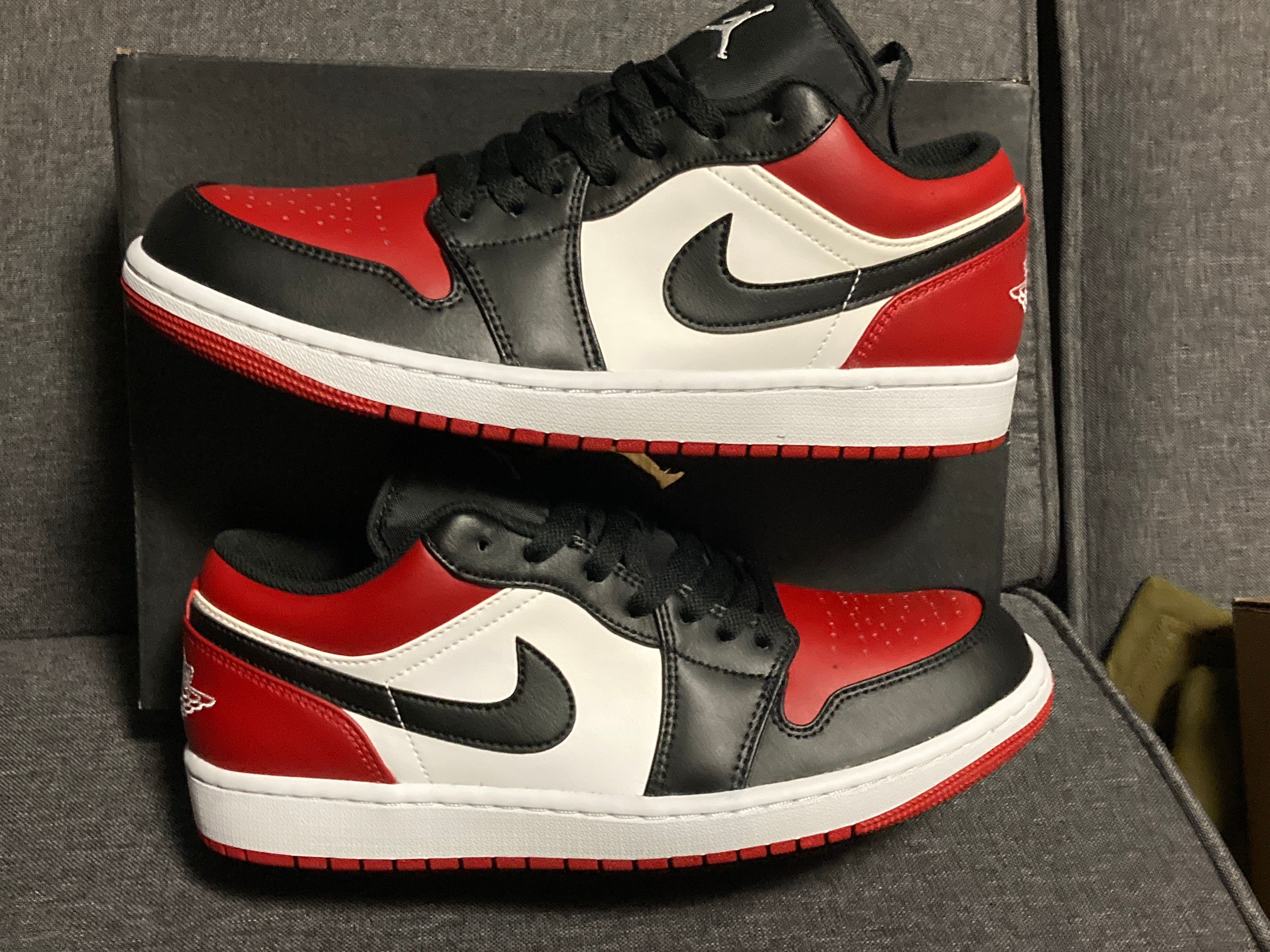 Nike Air Jordan 1 Low "Bred Toe"