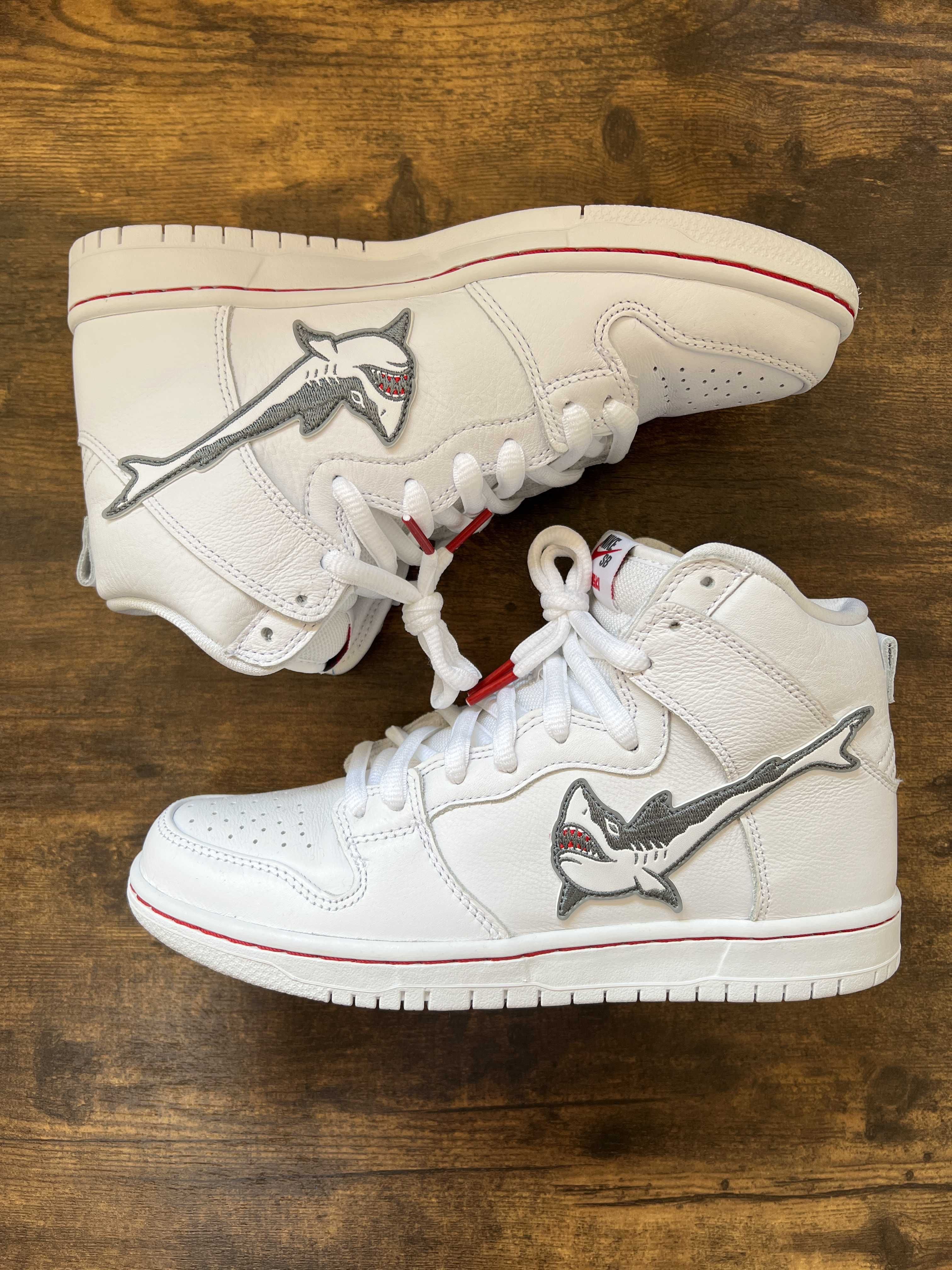 Oski x Nike SB Dunk High "Great White Shark"