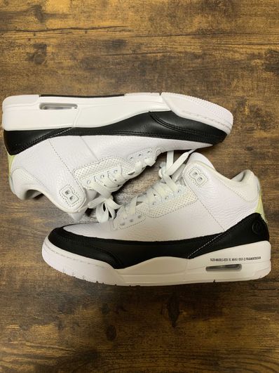 Fragment × Nike Air Jordan 3 "White/Black"