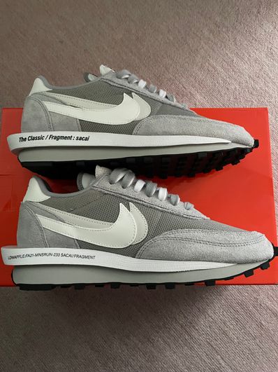 Fragment × sacai × Nike LD Waffle "Light Smoke Grey"