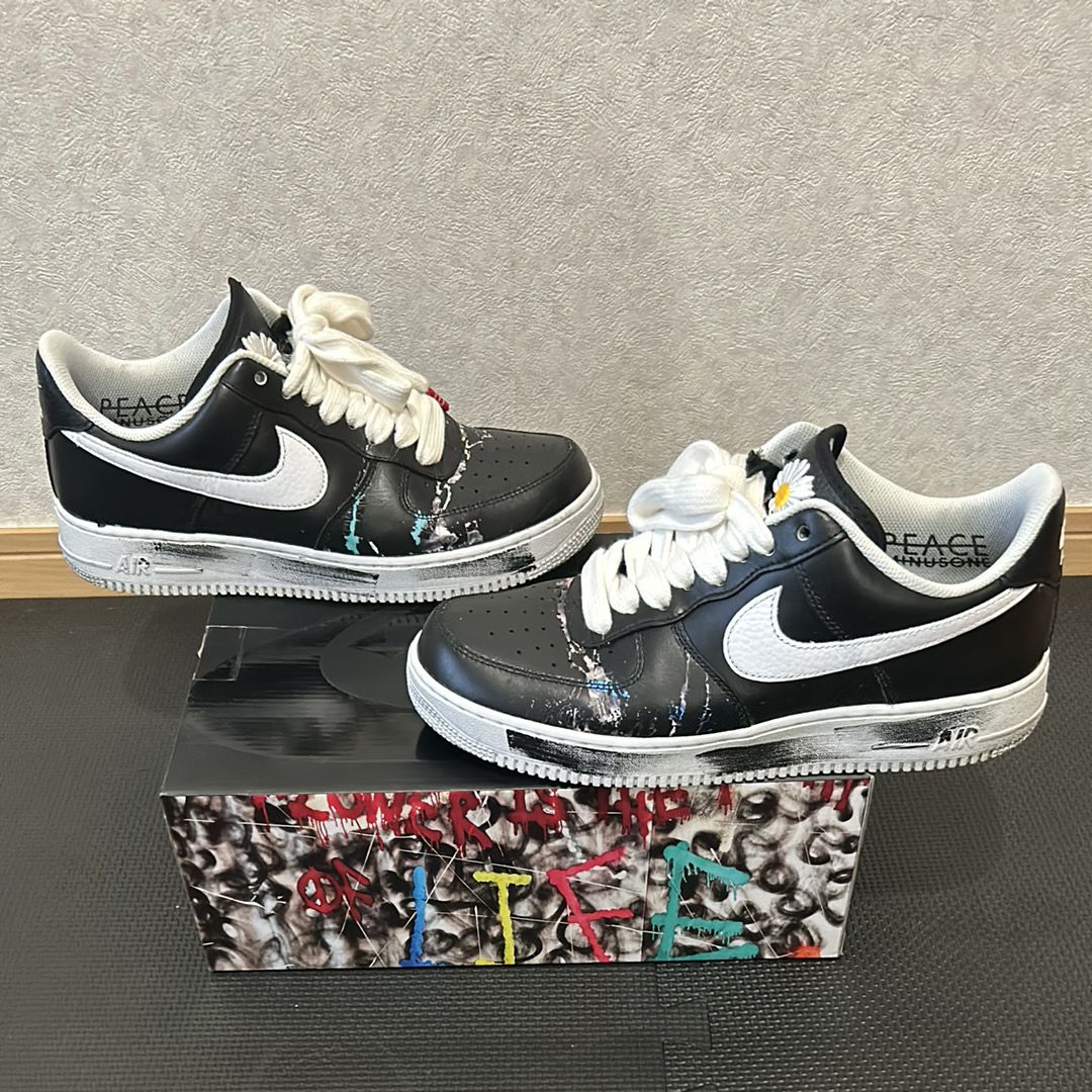 PEACEMINUSONE × Nike Air Force 1 Low Para Noise "Black" / G-DRAGON