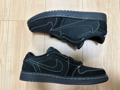 Travis Scott × Nike Air Jordan 1 Low OG SP "Black Phantom"