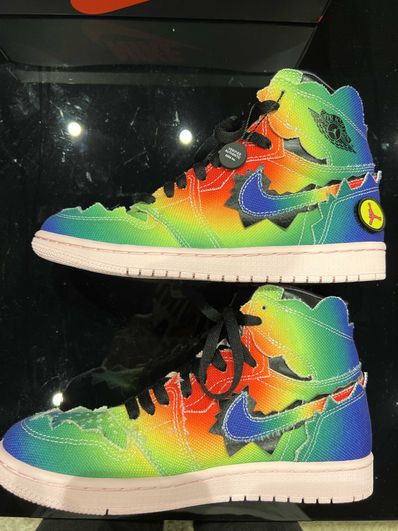 J Balvin × Nike Air Jordan 1 High OG "Rainbow"
