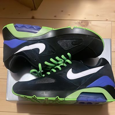 Nike Air Max 180 "Black/White/Action Green"
