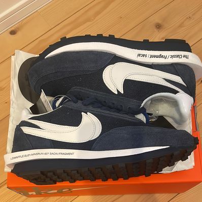 Fragment × sacai × Nike LD Waffle "Blackended Blue"