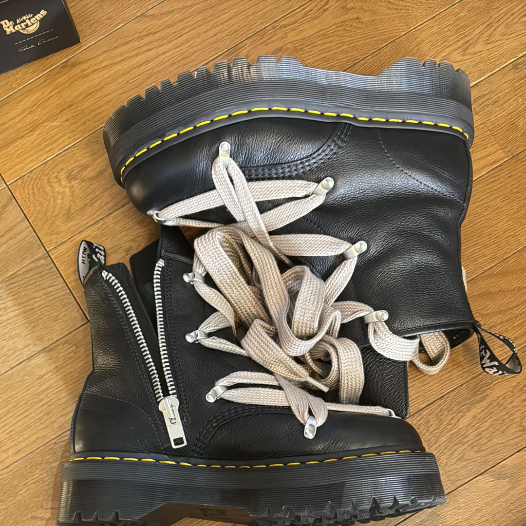 Rick Owens × Dr.Martens 1460 Quad Pent 8 Hole Boots "Black"