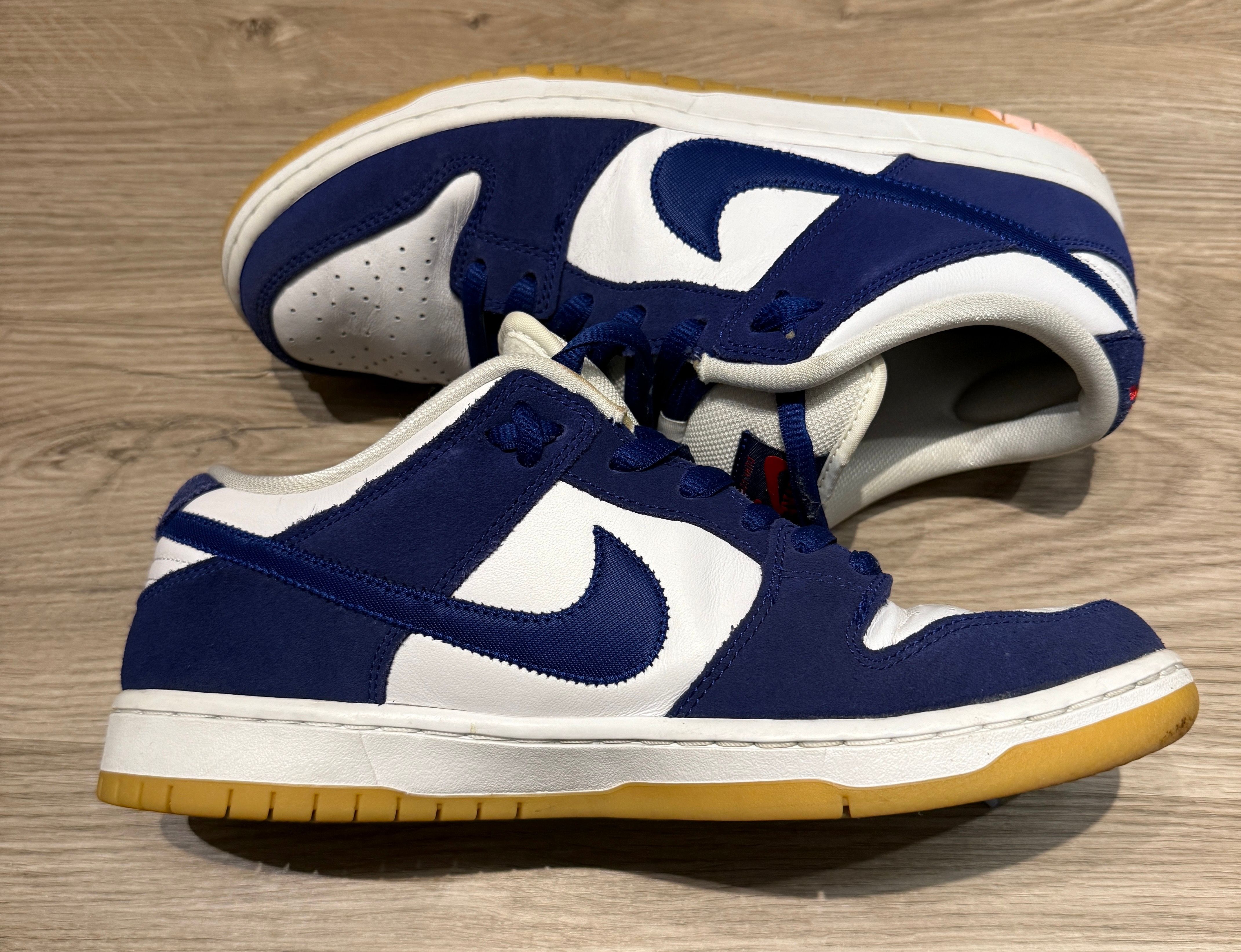 Nike SB Dunk Low "Los Angeles Dodgers/Deep Royal Blue"