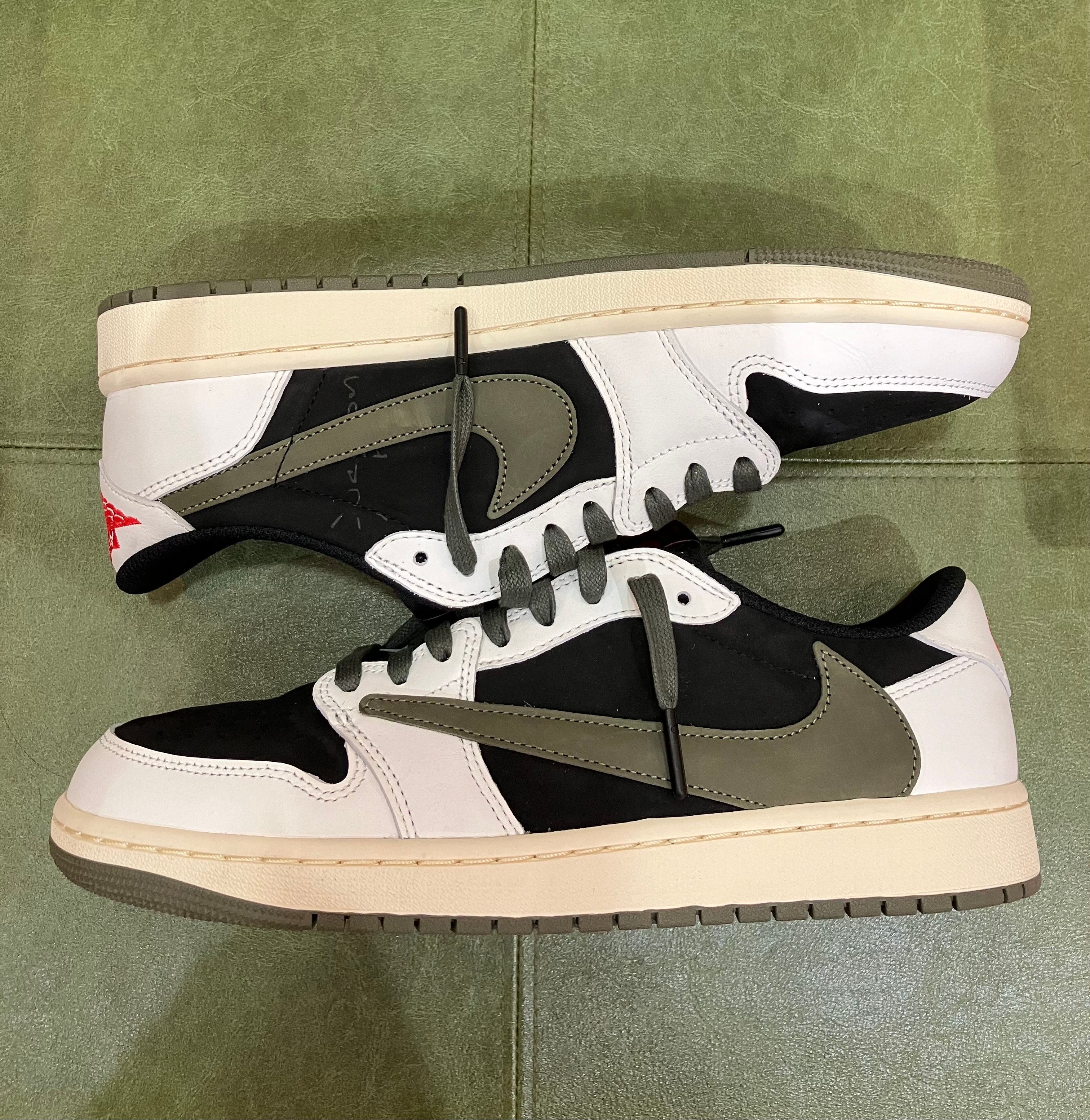 Travis Scott × Nike Women's Air Jordan 1 Low OG "Medium Olive"