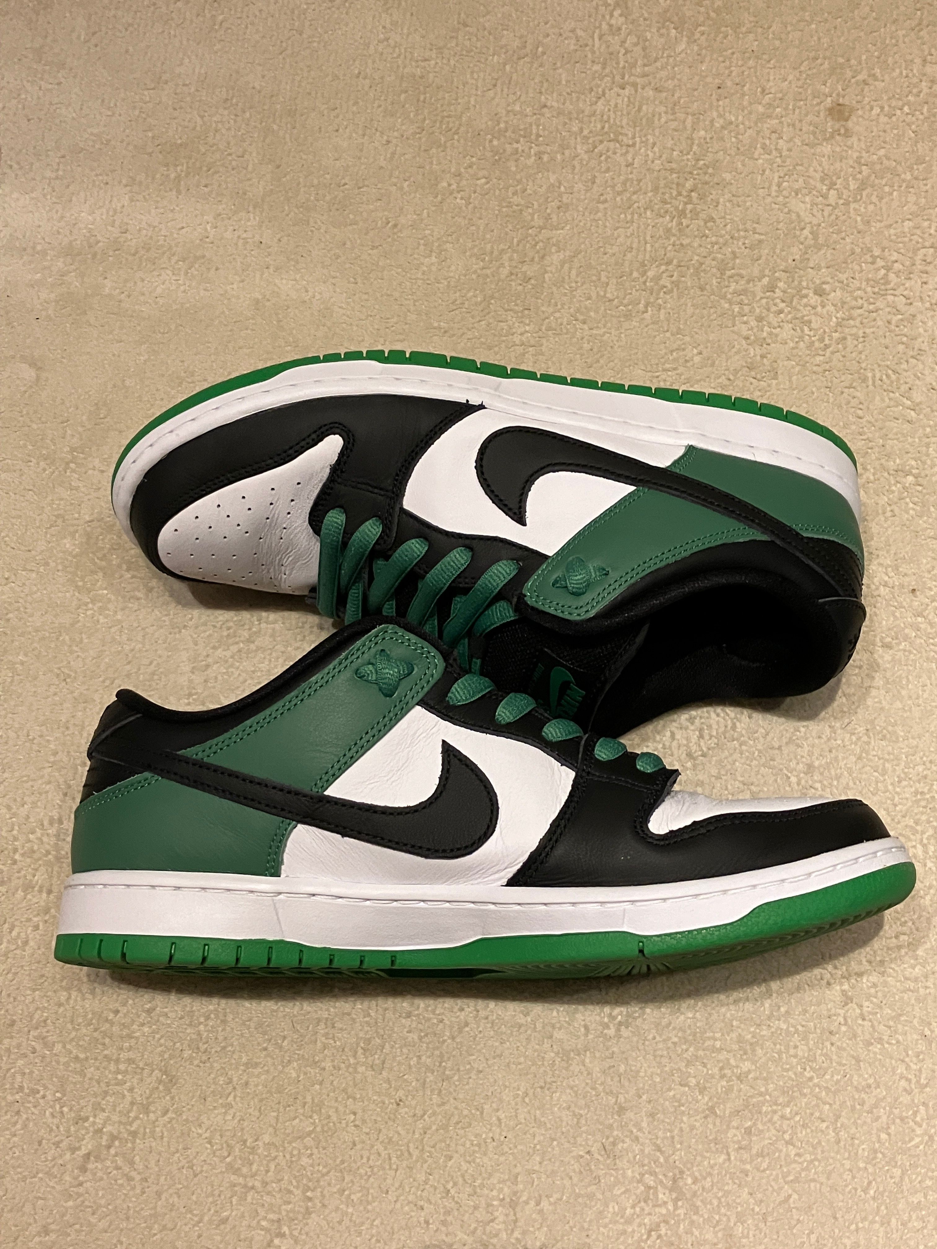 Nike SB Dunk Low Pro "Black and Classic Green"