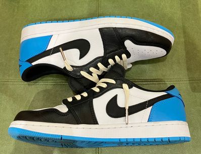 Nike Air Jordan 1 Low OG "Black and Dark Powder Blue/UNC"