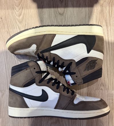 Travis Scott × Nike Air Jordan 1 Retro High OG TS SP "Sail/Dark Mocha"