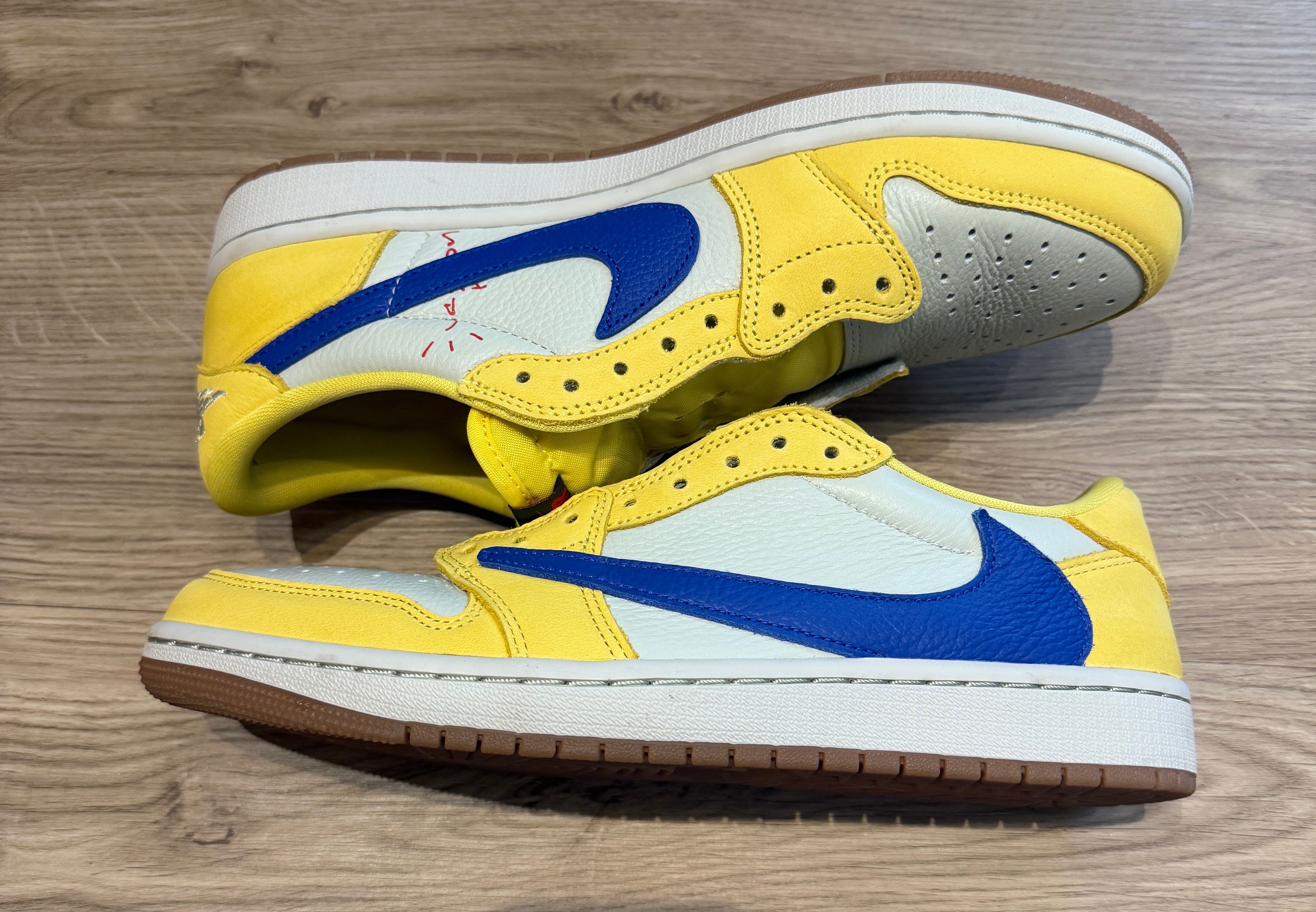 Travis Scott × Nike Women's Air Jordan 1 Retro Low OG "Canary"