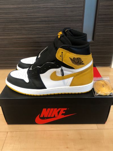 Nike Air Jordan 1 Retro High OG "Black Toe/Yellow Ochre"
