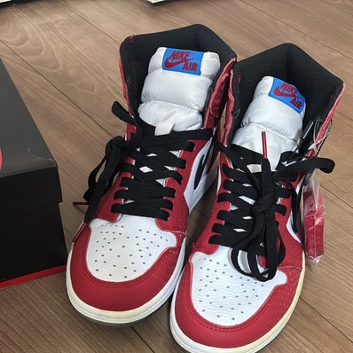 Spiderman × Nike Air Jordan 1 Origin Story "Gym Red/White/Photo Blue/Black"