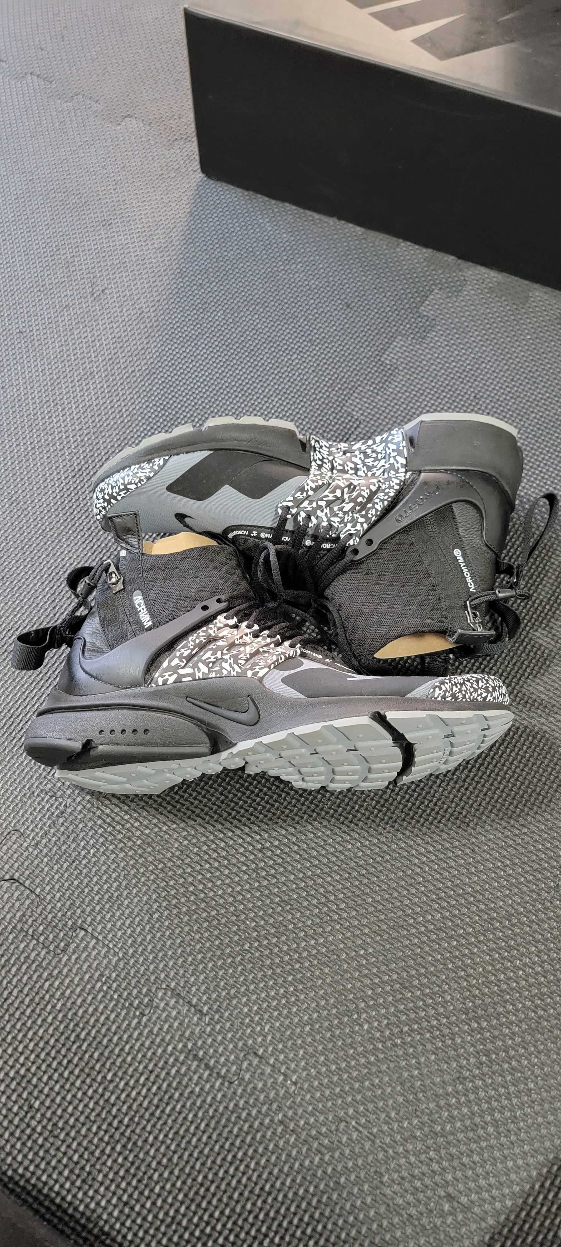 ACRONYM × Nike Air Presto Mid "Cool Grey/Black"