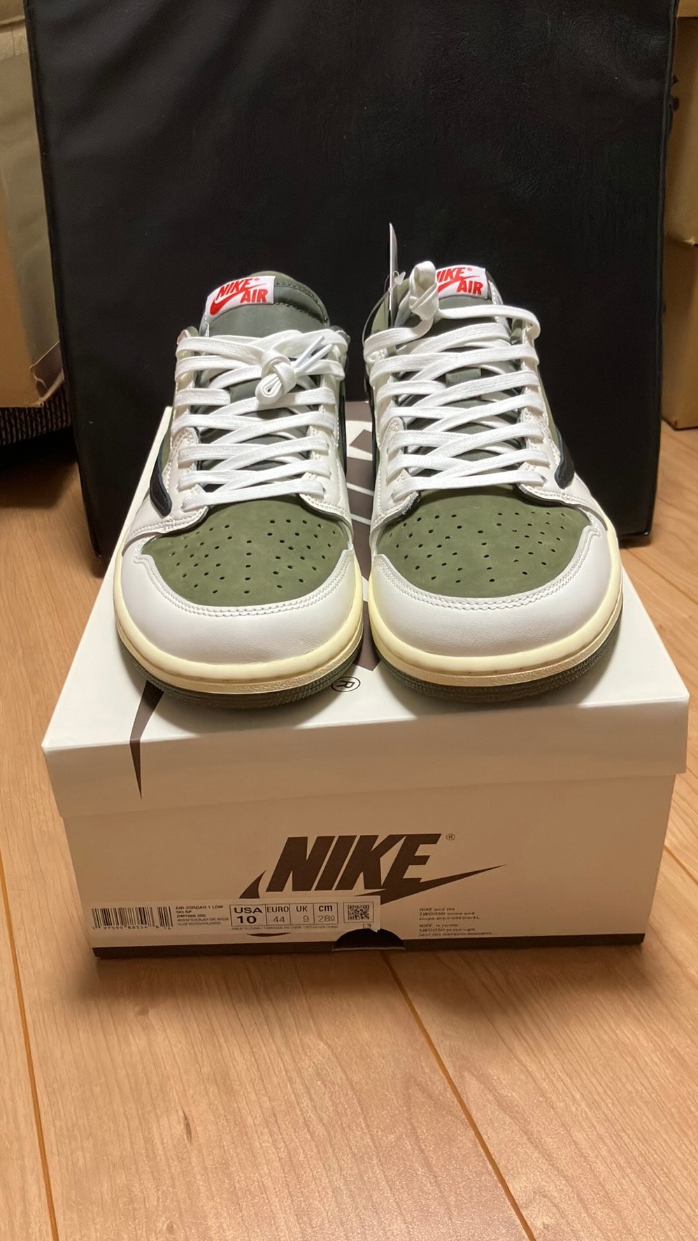 Travis Scott × Nike Air Jordan 1 Low OG SP "Reverse Olive"