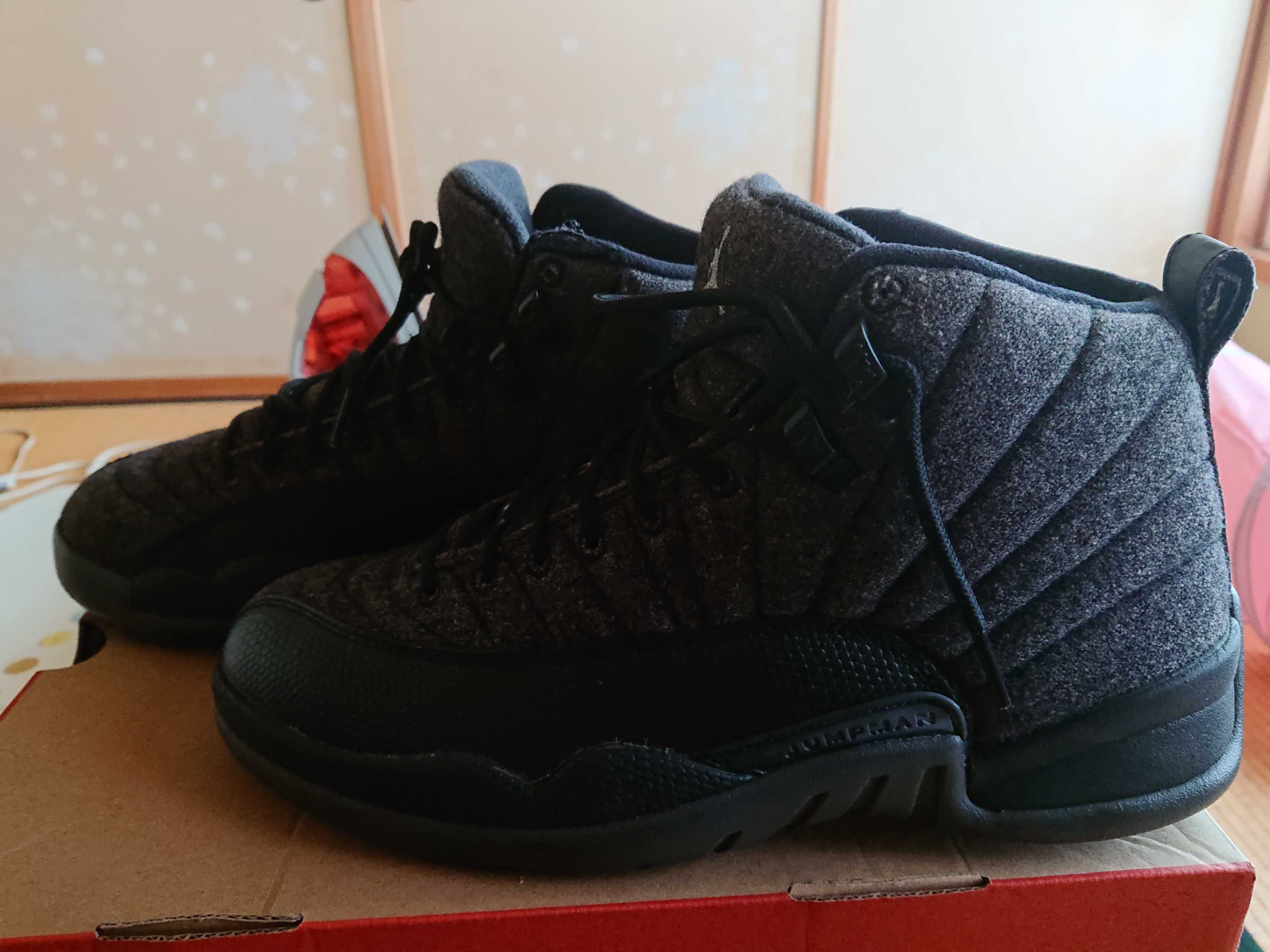 NIKE AIR JORDAN 12 RETRO "WOLF GREY/UNIVERSITY BLUE-WHITE-MIDNIGHT NAVY"