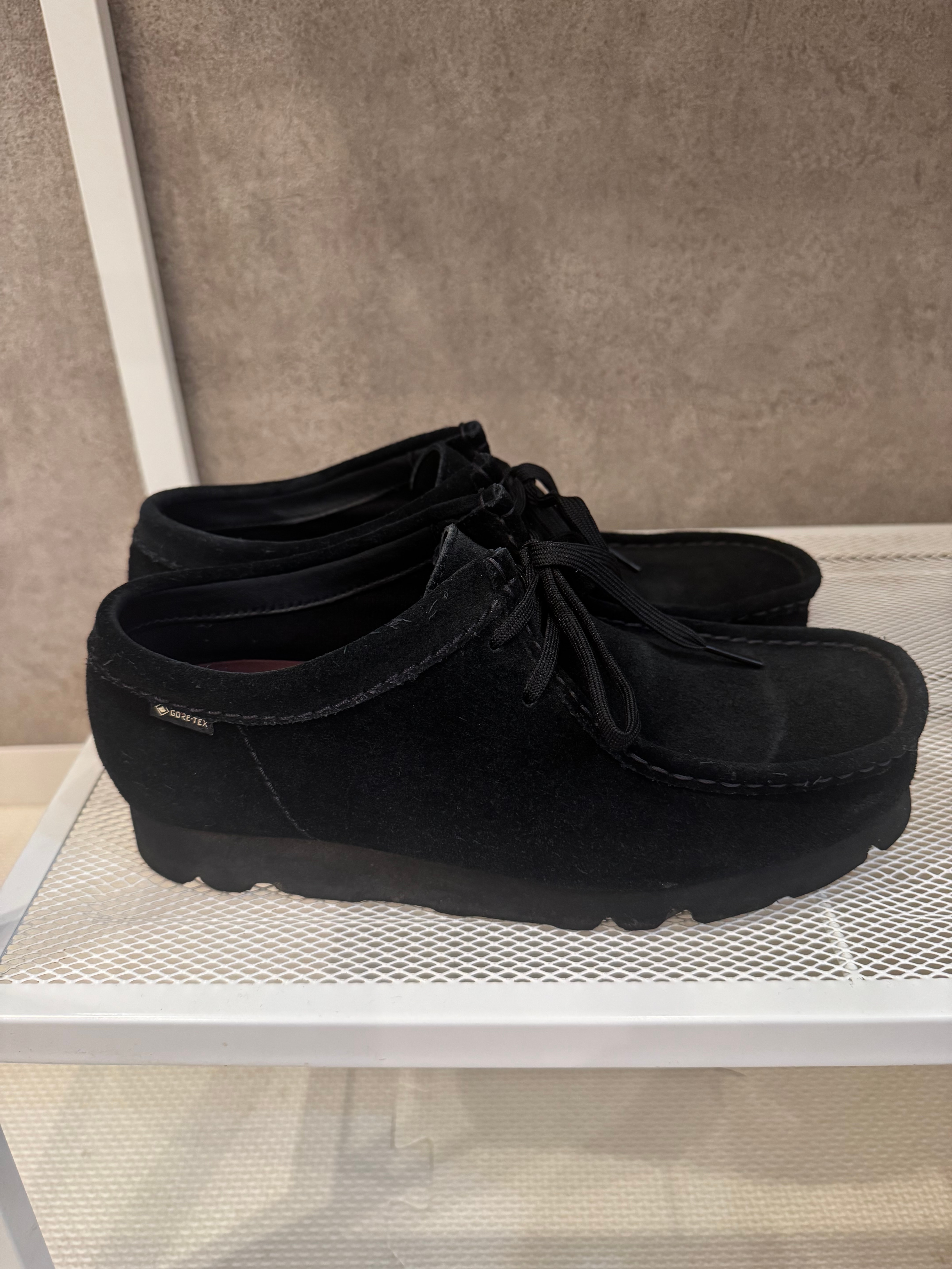 Clarks Wallabee GORE-TEX "Black Suede"