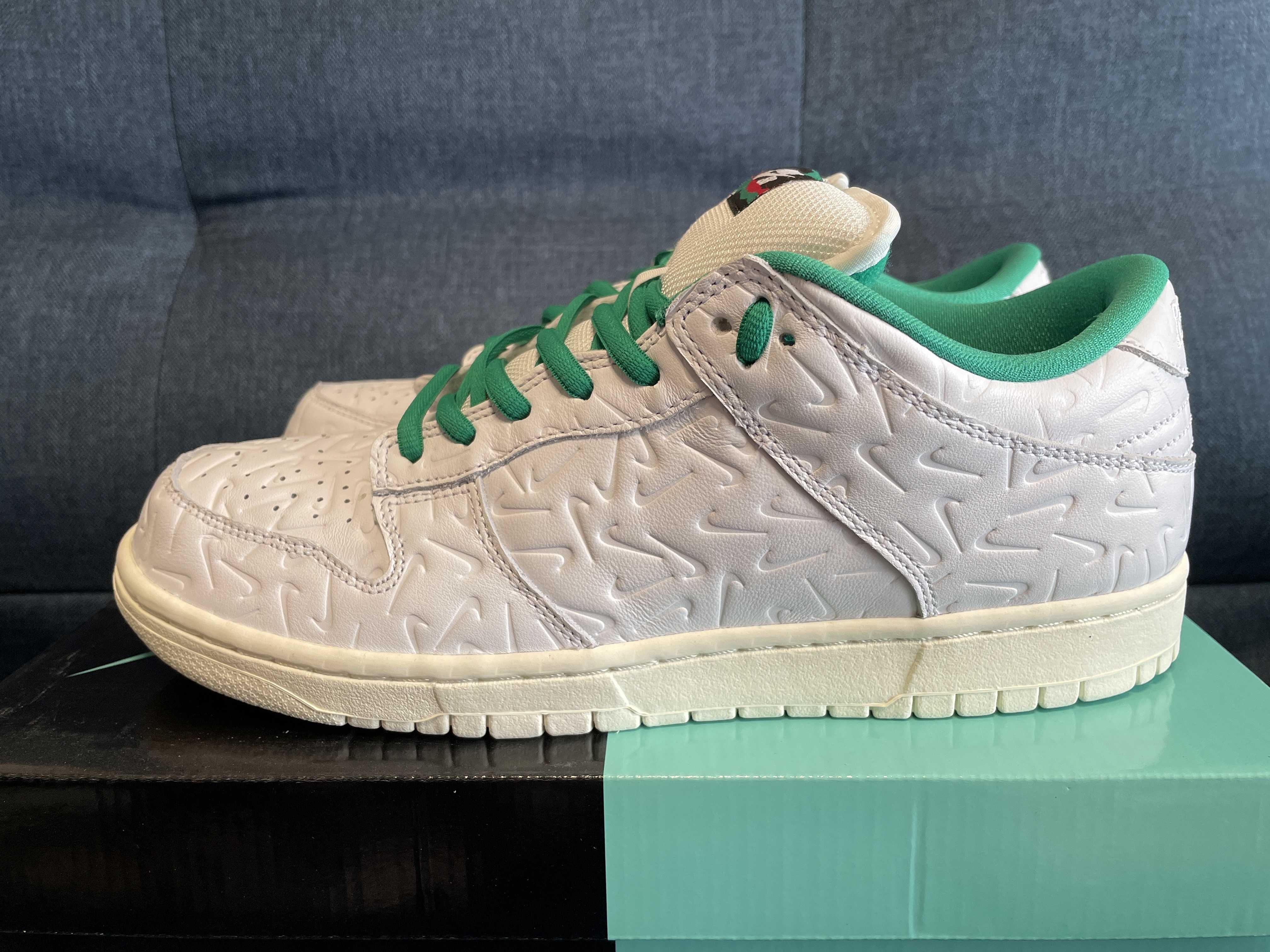 BEN-G × Nike SB Dunk Low "White/Green"
