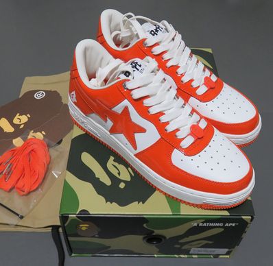 A BATHING APE®︎ BAPE STA Low "Orange" (2022)