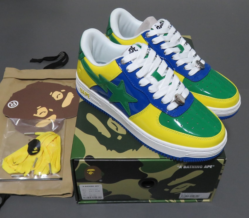 A BATHING APE®︎ BAPE STA National Color "Blue/Yellow"