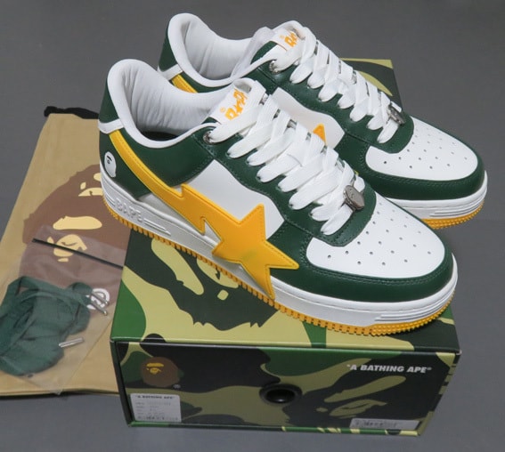 A BATHING APE®︎ BAPE STA OS #2 "Yellow/Green"