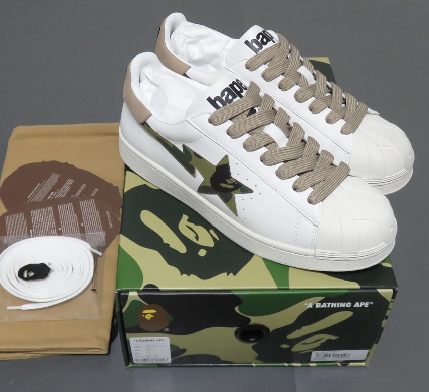 アベイシングエイプ スカルスタ "ホワイト"