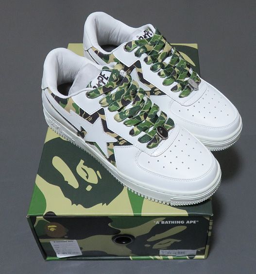 A BATHING APE®︎ BAPE STA ICON ABC CAMO "Green"