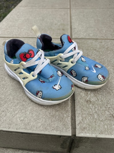 Hello Kitty × Nike TD Presto QS "University Blue/Black/White"
