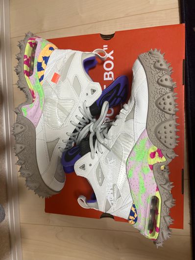 Off-White × Nike Air Terra Forma "Summit White and PSYCHIC PURPLE"