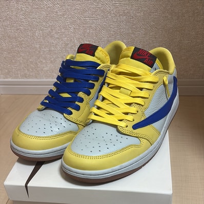 Travis Scott × Nike Women's Air Jordan 1 Retro Low OG "Canary"