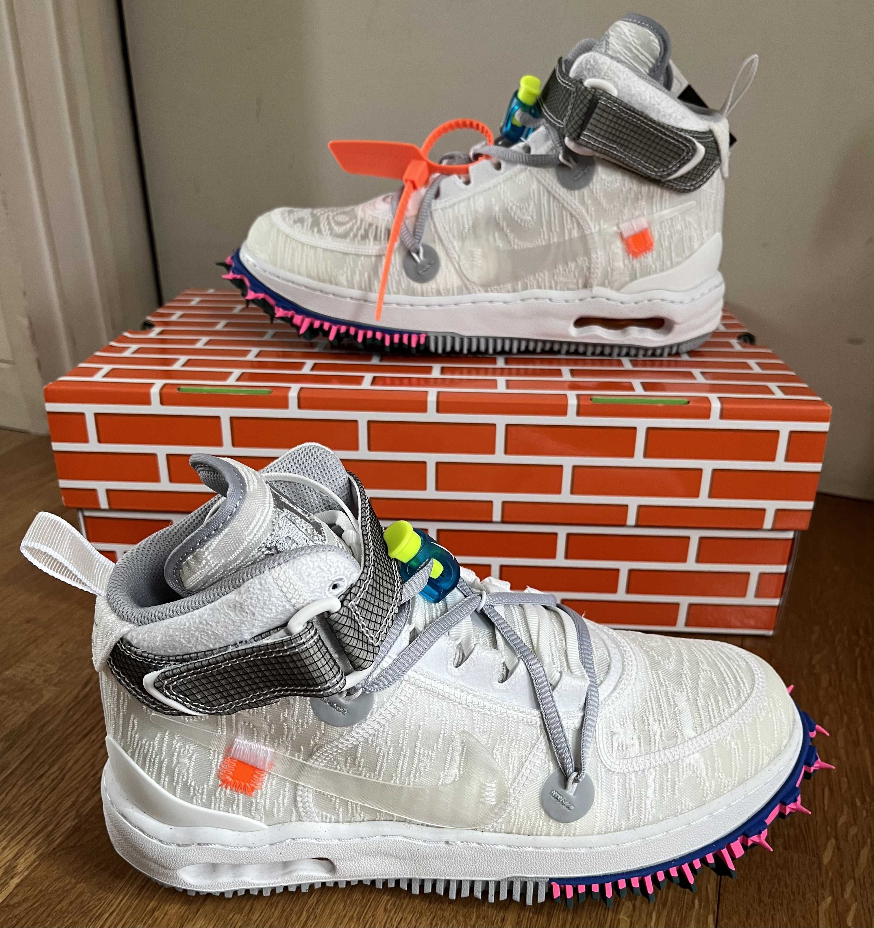 Off-White × Nike Air Force 1 Mid "White"