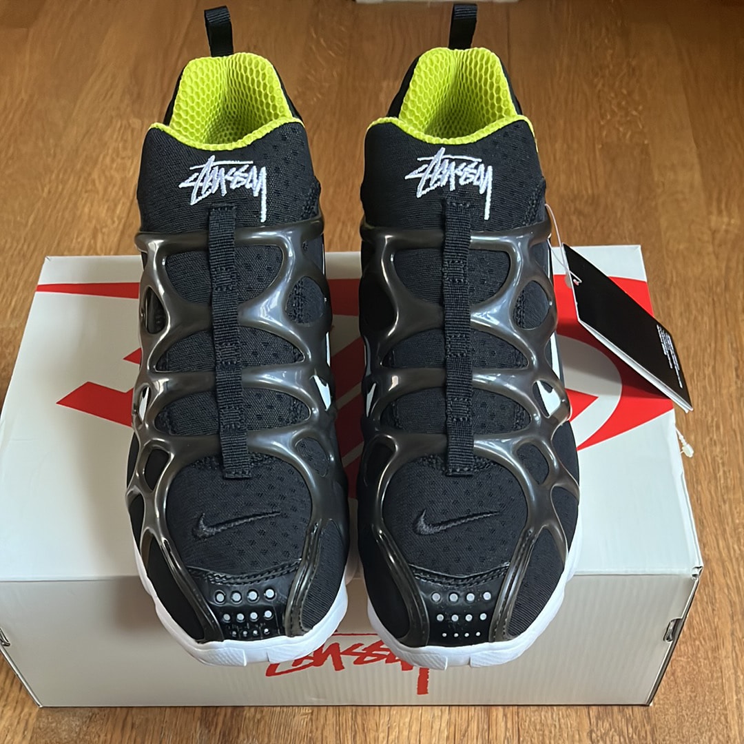 Stussy x Nike Air Zoom Kukini "Black/White/Bright Cactus"