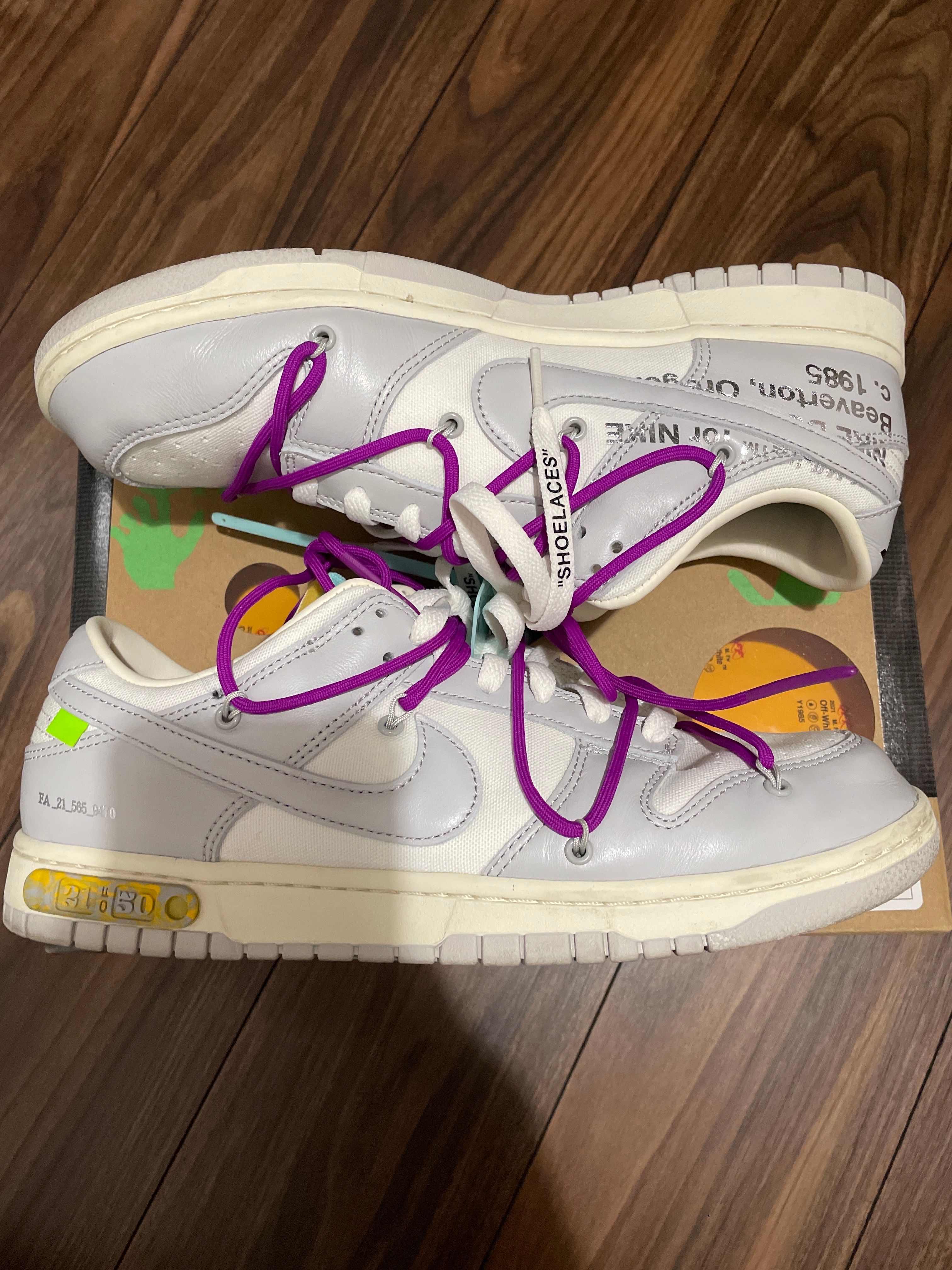 Off-White × Nike Dunk Low 1 of 50 "Lot.21"