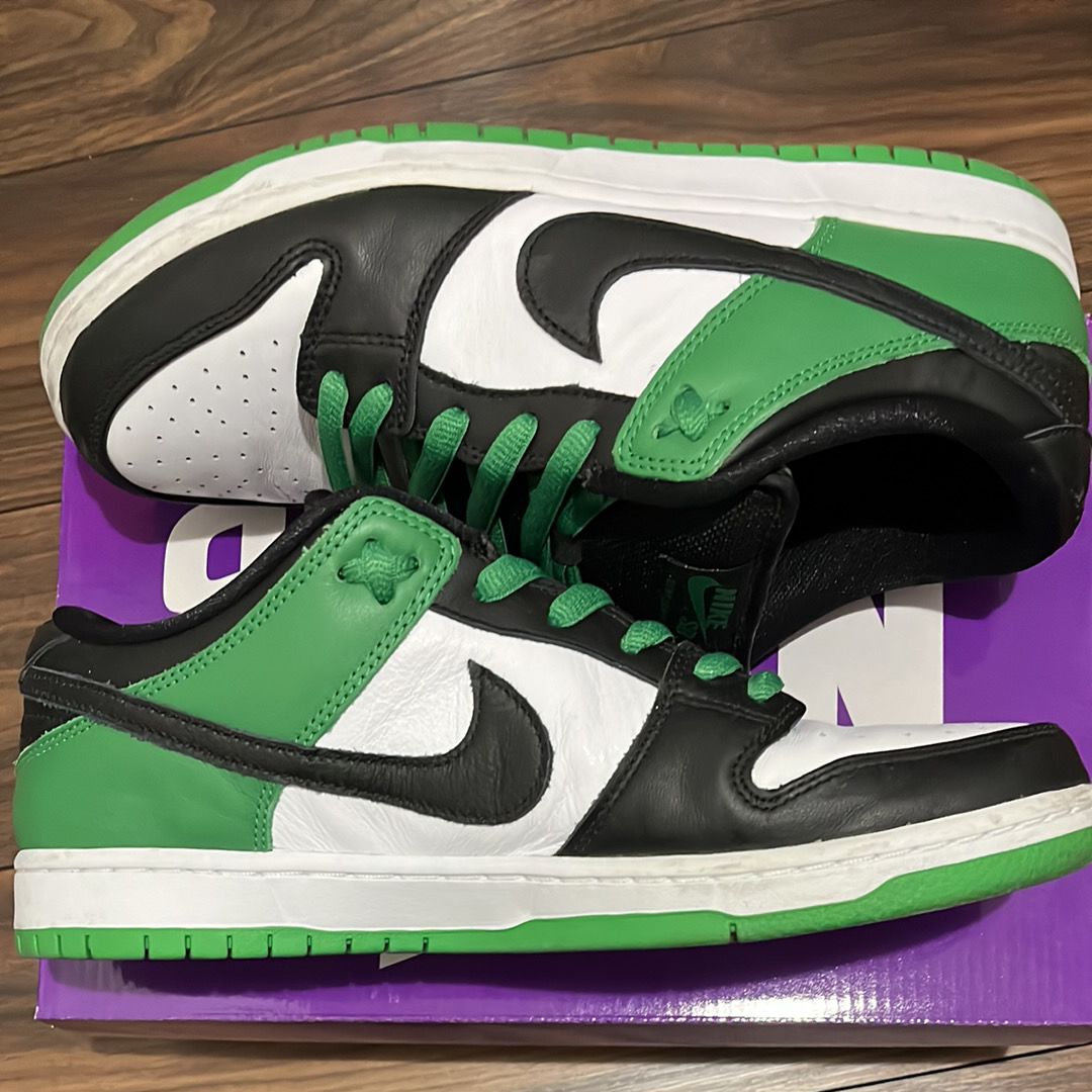 Nike SB Dunk Low Pro "Black and Classic Green"