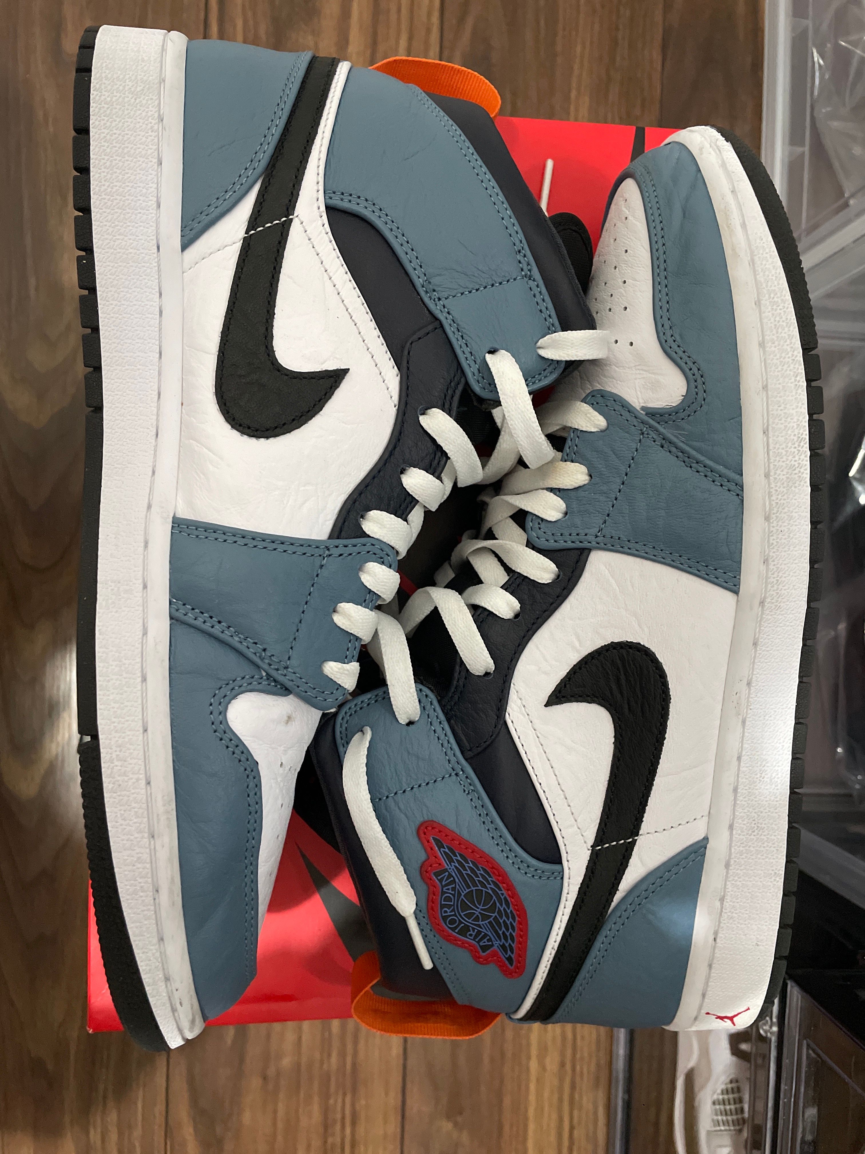 FACETASM × Nike Air Jordan 1 Mid "White/Navy"