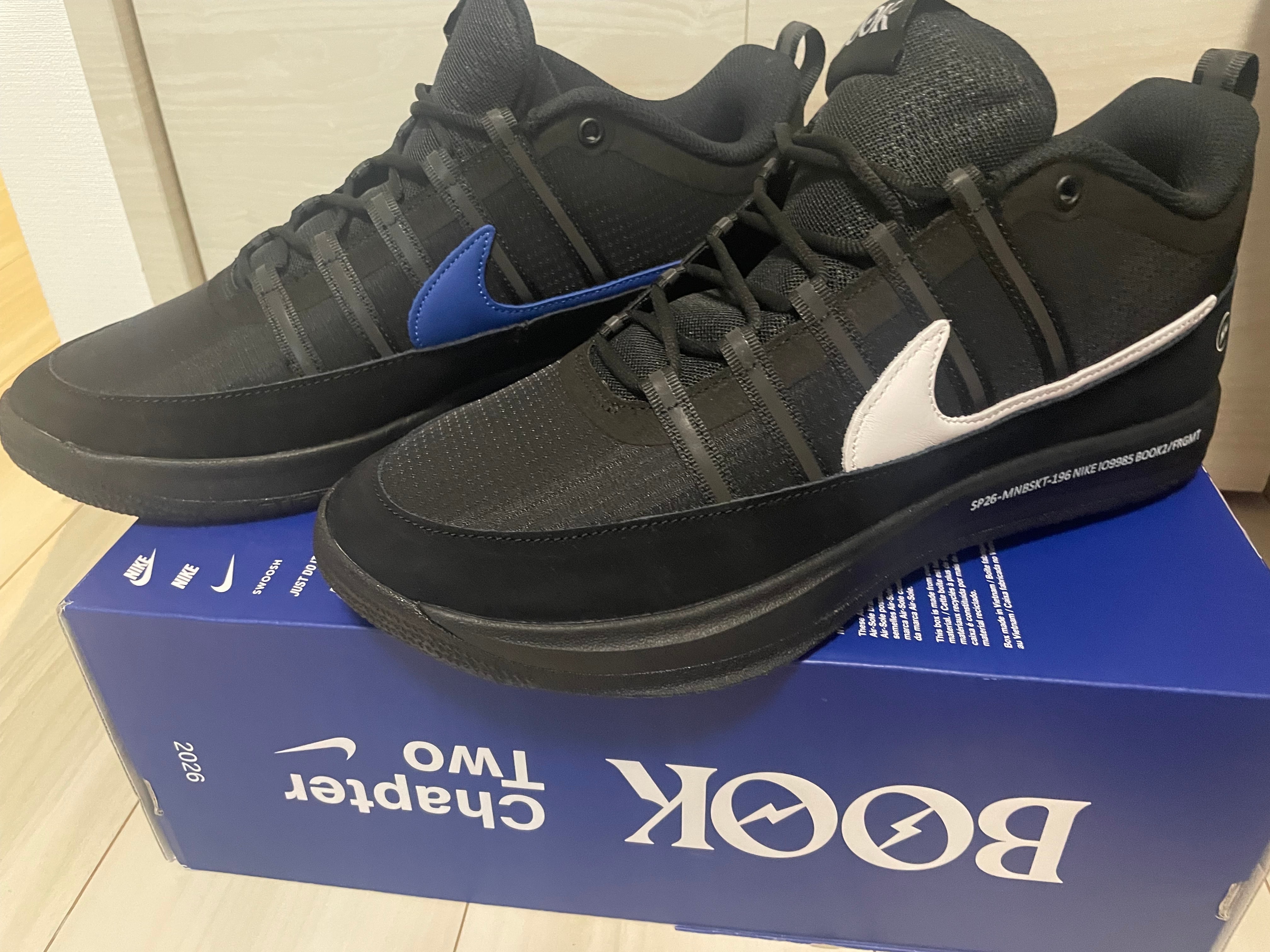 fragment design × Nike Book 2 "Black/White" (IO9950-900/IO9985-900)