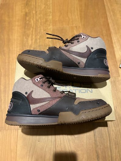Travis Scott x Nike Air Trainer 1 SP "Archaeo Brown and Rust Pink"