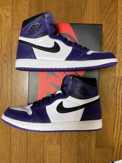 Nike Air Jordan 1 Retro High OG "Court Purple White/Black" (2020)