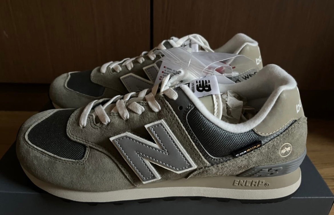 アルファ インダストリーズ × ニューバランス 574 "グレー"