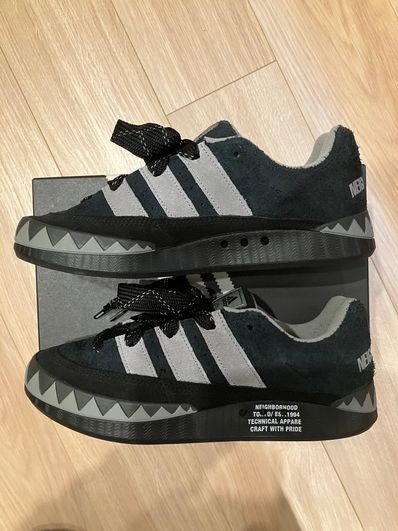 NEIGHBORHOOD × adidas Adimatic "Core Black/Solid Gray"