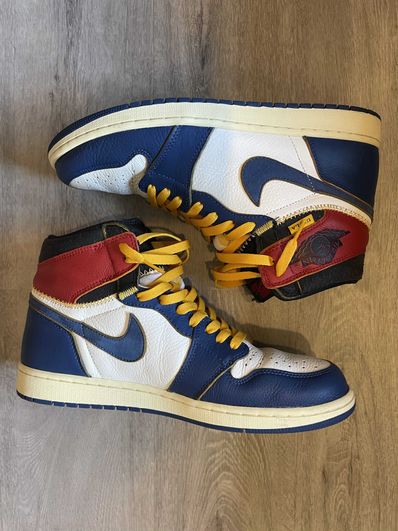 Union × Nike Air Jordan 1 Retro High OG NRG "Storm Blue/Varsity Red"