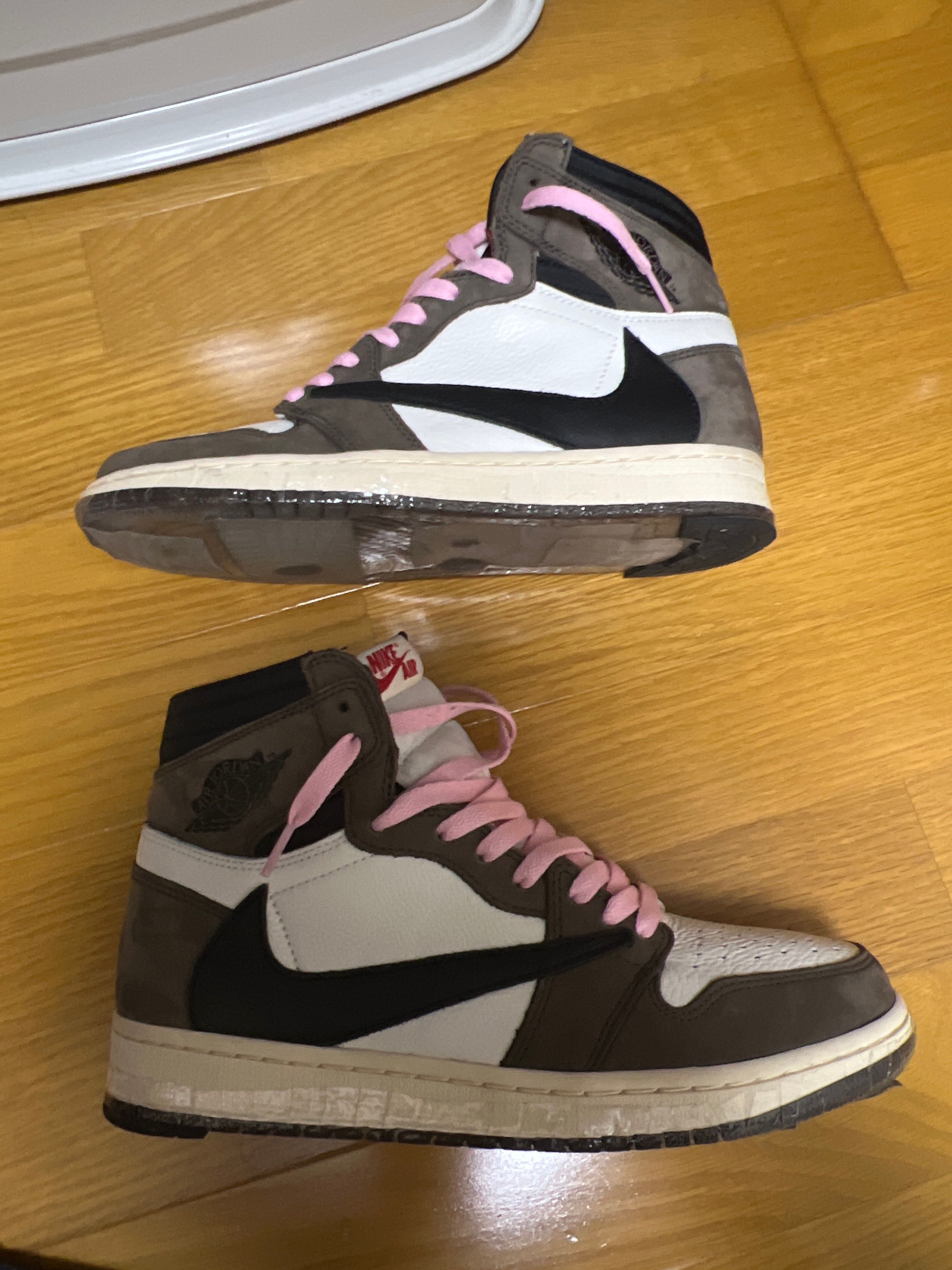 Travis Scott × Nike Air Jordan 1 Retro High OG TS SP "Sail/Dark Mocha"