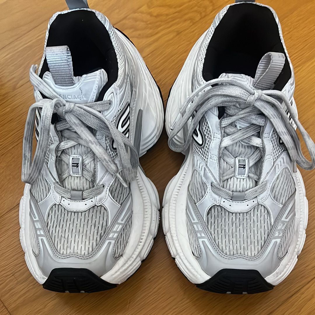 【BALENCIAGA】10XL スニーカー ホワイト/ブラック/グレー BALENCIAGA 10XL SNEAKER WHITE GRAY BLACK
