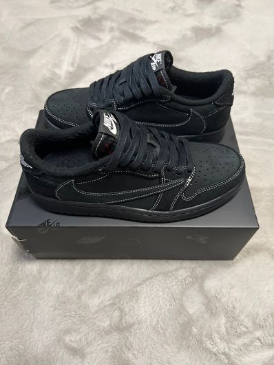 Travis Scott × Nike Air Jordan 1 Low OG SP "Black Phantom"