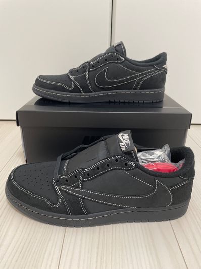 Travis Scott × Nike Air Jordan 1 Low OG SP "Black Phantom"